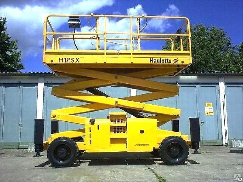 Дизельный ножничный подъемник